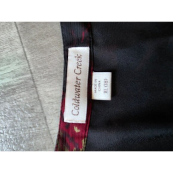 Coldwater Creek Womens Floral Print Blouse Top Size XL - Picture 5 of 9